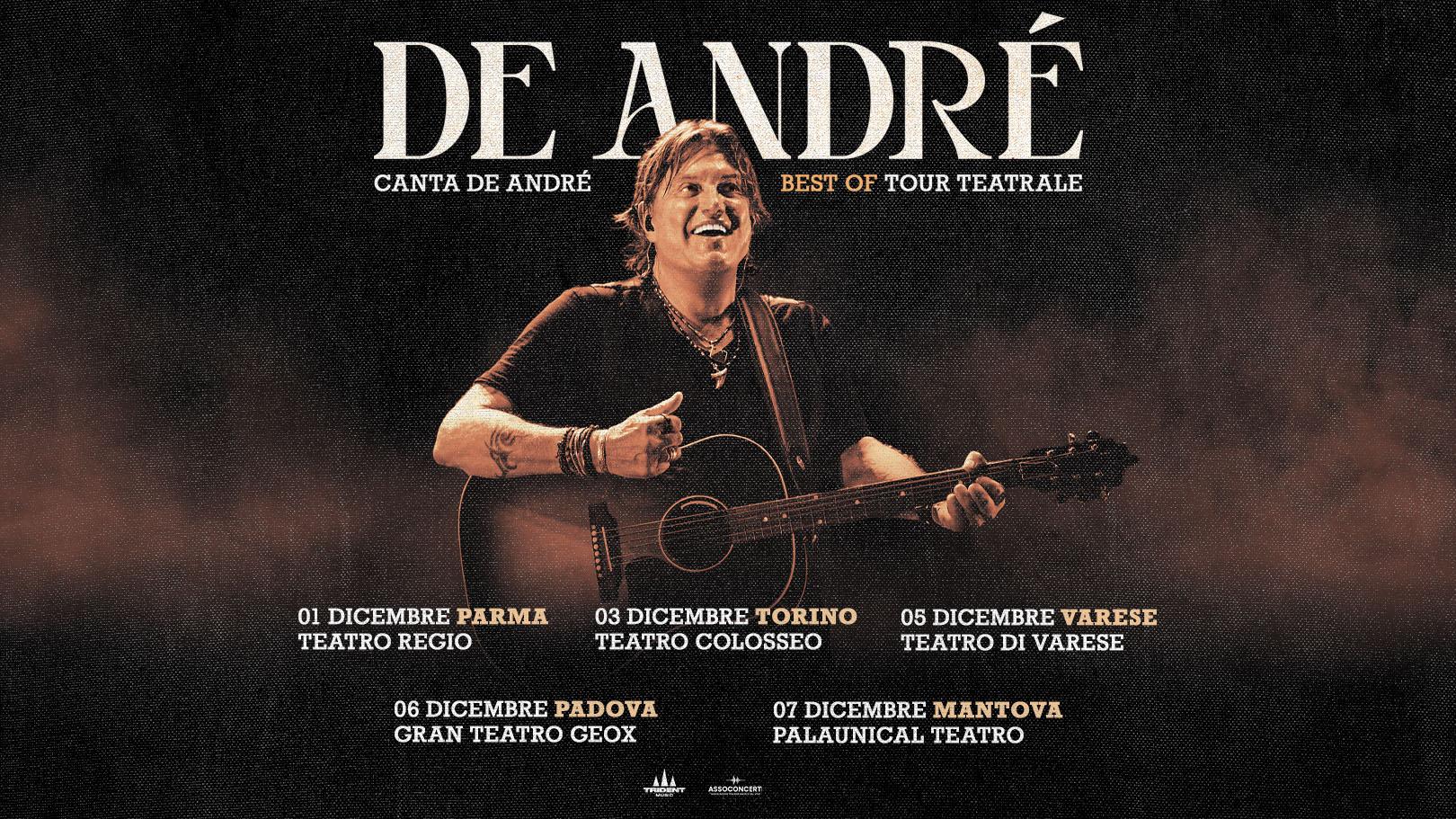 De André canta De André Best of Tour Teatrale