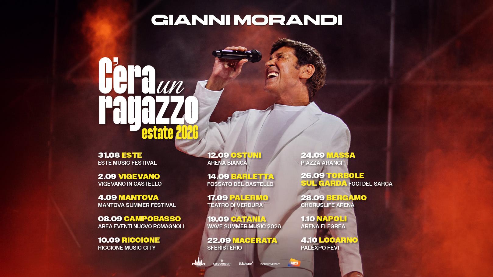 C’era un ragazzo estate 2026