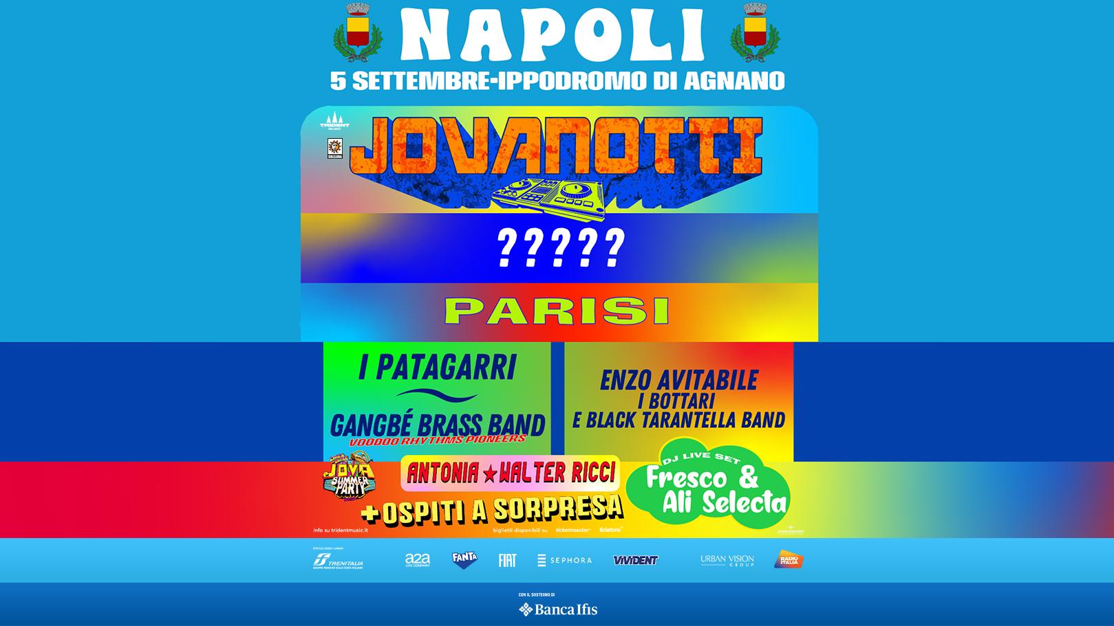 Jovanotti - 5 settembre 2026 NAPOLI @ IPPODROMO D'AGNANO