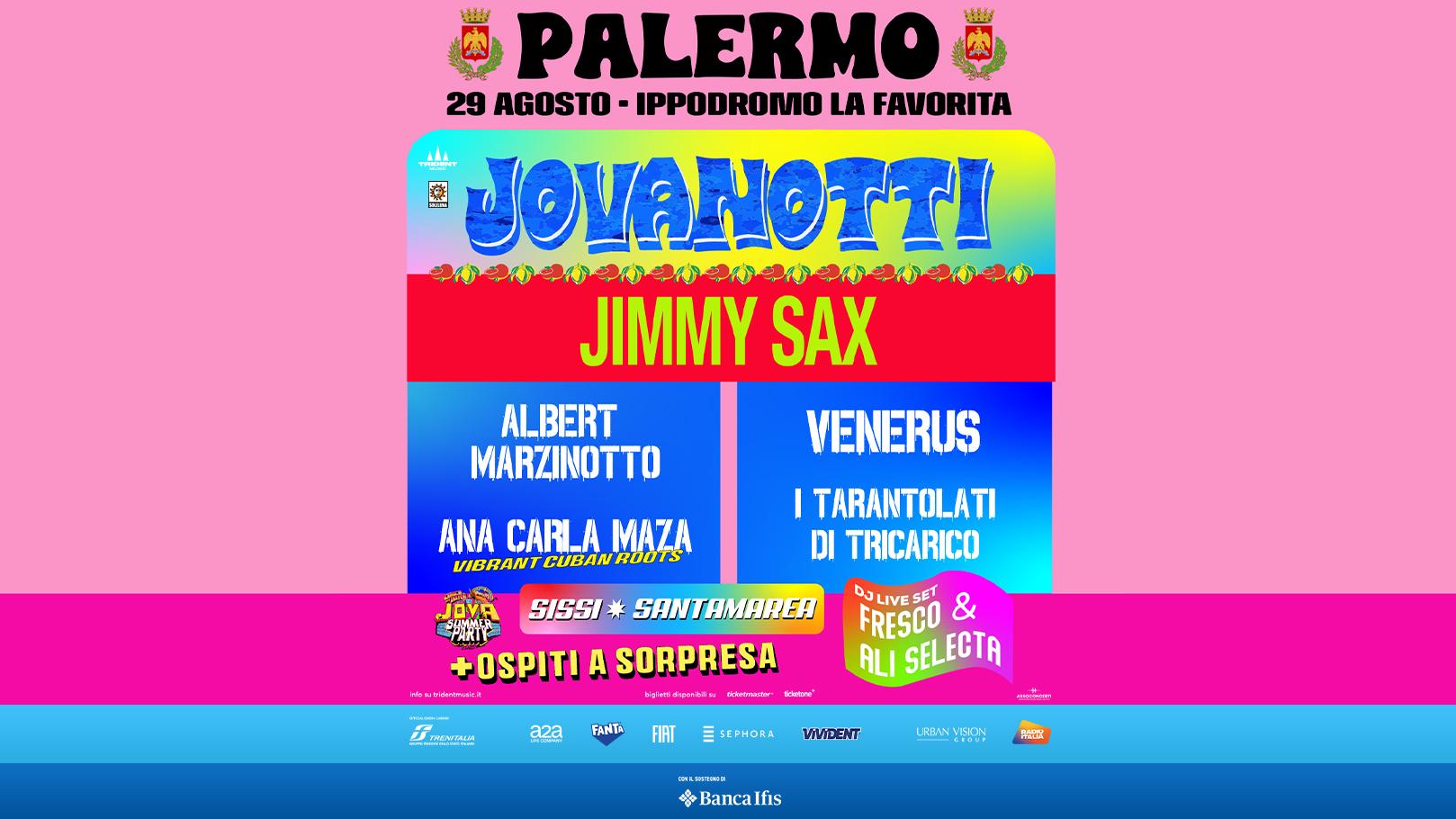 Jovanotti - 29 agosto 2026 PALERMO @ IPPODROMO LA FAVORITA