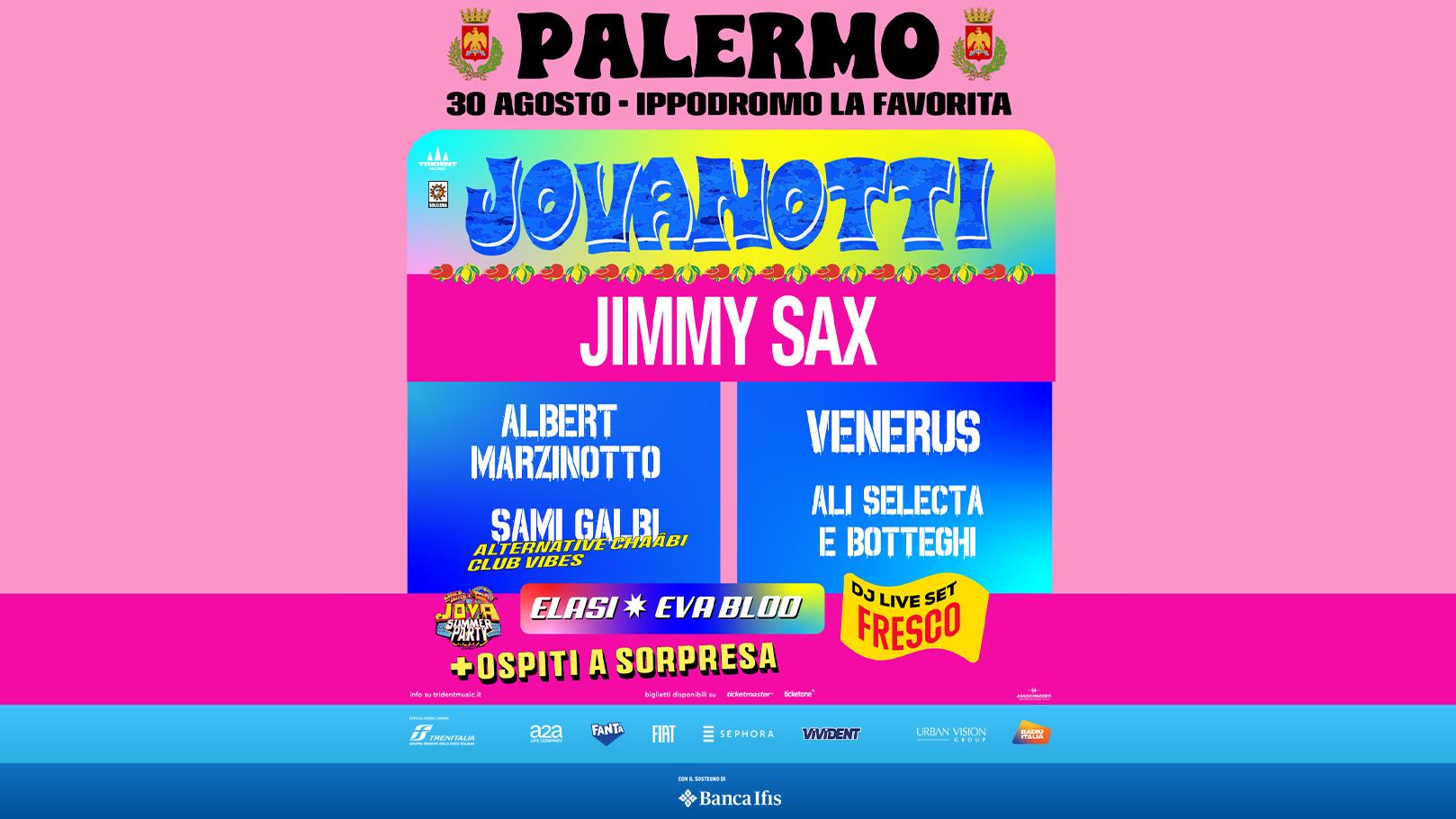 Jovanotti - 30 agosto 2026 | PALERMO @ IPPODROMO LA FAVORITA