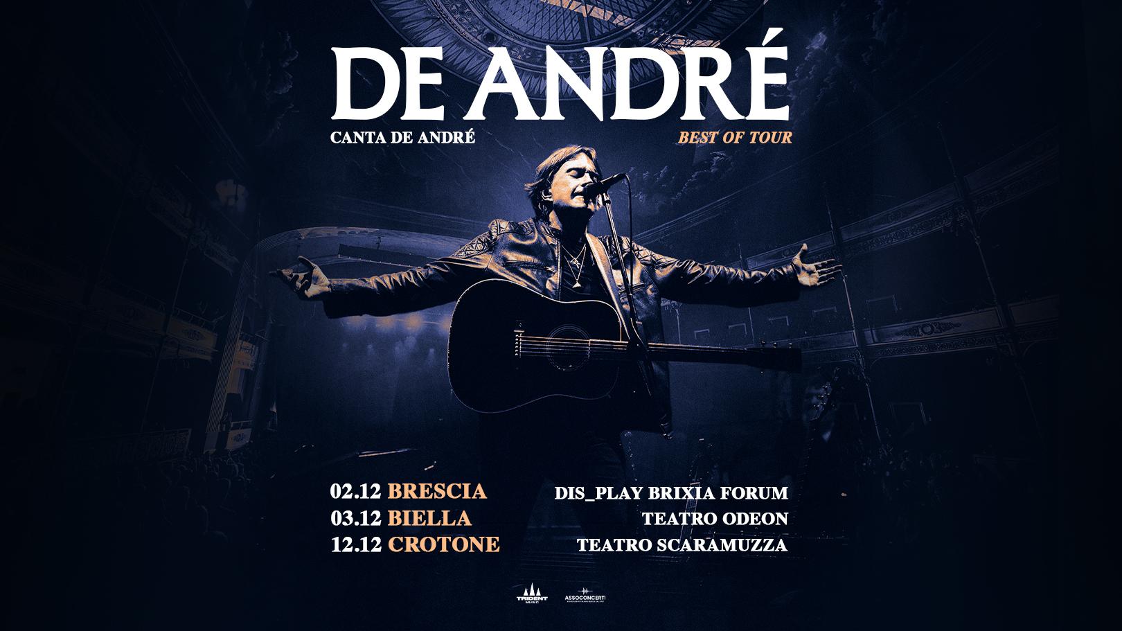 DE ANDRÉ CANTA DE ANDRÉ – BEST OF TOUR 2026