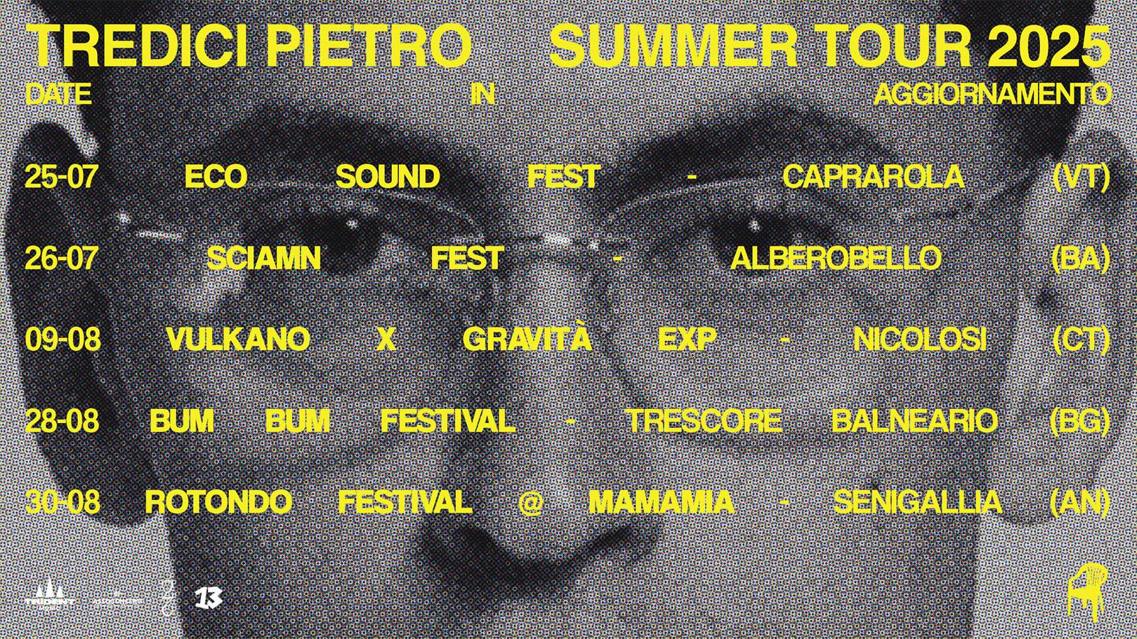 Tredici Pietro Summer Tour