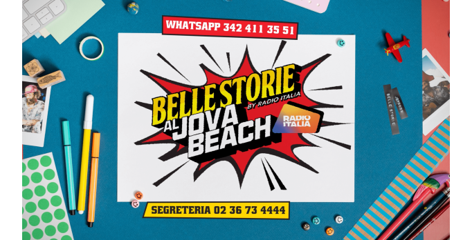 BELLE STORIE AL JOVA BEACH: JOVANOTTI E RADIO ITALIA TI PORTANO SUL PALCO DEL JOVA BEACH PARTY 2022
